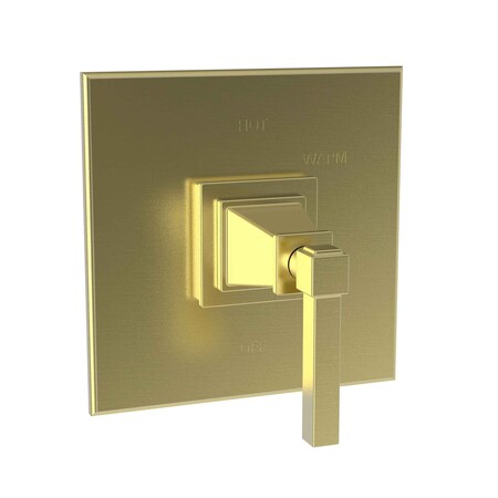 Newport Brass Shower Trim Plate W/ Handle. Less Showerhead, Arm And Flange, Brass 4-3144BP-04